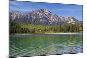 Patricia Lake and Pyramid Mountain, Jasper NP, Alberta, Canada.-Don Paulson-Mounted Photographic Print