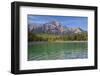 Patricia Lake and Pyramid Mountain, Jasper NP, Alberta, Canada.-Don Paulson-Framed Photographic Print