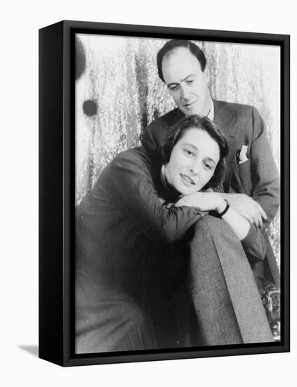 Patricia Neal with Roald Dahl, 1954-Carl Van Vechten-Framed Stretched Canvas