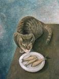Emily with Three Trout-Patricia O'Brien-Giclee Print