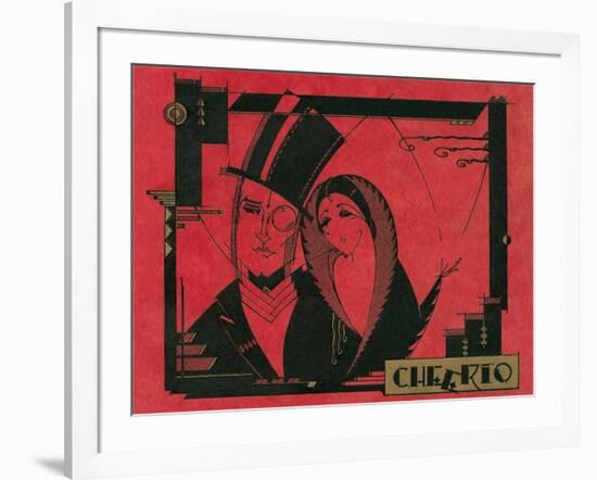 Patrician Couple for Other Era, Cheerio-null-Framed Art Print