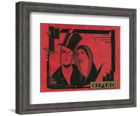 Patrician Couple for Other Era, Cheerio-null-Framed Art Print