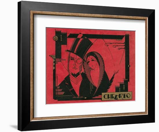 Patrician Couple for Other Era, Cheerio-null-Framed Art Print