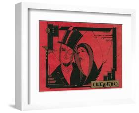 Patrician Couple for Other Era, Cheerio-null-Framed Art Print