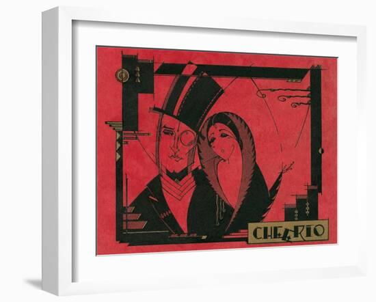 Patrician Couple for Other Era, Cheerio-null-Framed Art Print