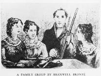 Portrait of Emily Bronte-Patrick Branwell Bronte-Giclee Print