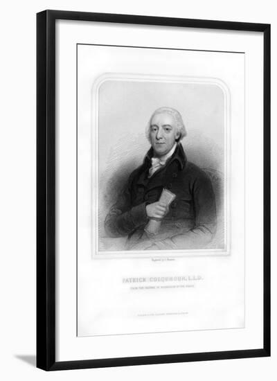 Patrick Colquhoun, Scottish Police Magistrate and Statistical Writer-S Freeman-Framed Giclee Print