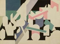 Formes, 1921-22 (Oil & Pencil on Canvas)-Patrick Henry Bruce-Giclee Print