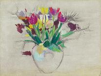Still Life with Flowers (Oil on Canvas)-Patrick Henry Bruce-Giclee Print