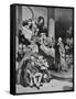 Patrick Henry Making His Famous Speech in the House of Burgesses-Peter Fred Rothermel-Framed Stretched Canvas