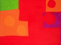 Two Vermillions, Green and Purple in Red: March 1965-Patrick Heron-Framed Stretched Canvas