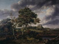 Landscape, with Pool and Tree in foreground, 1828-Patrick Nasmyth-Framed Giclee Print