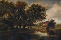 Landscape, with Pool and Tree in foreground, 1828-Patrick Nasmyth-Giclee Print