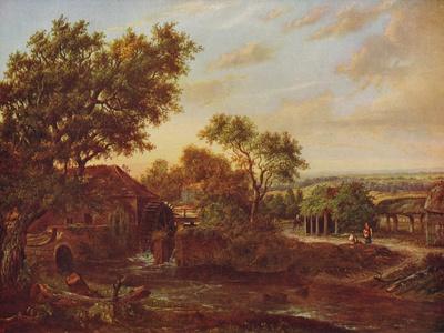 'The Water Mill, Carshalton', 1830, (c1915)