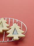 Christmas Cookies on a Cooling Rack-Patrick Norman-Mounted Photographic Print