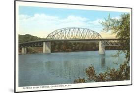 Patrick Street Bridge, Charleston, West Virginia-null-Mounted Art Print