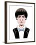 Patrick Troughton as Doctor Who - caricature-Neale Osborne-Framed Giclee Print