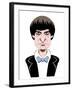 Patrick Troughton as Doctor Who - caricature-Neale Osborne-Framed Giclee Print