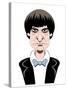 Patrick Troughton as Doctor Who - caricature-Neale Osborne-Stretched Canvas
