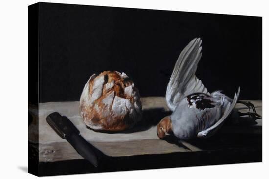 Patridge and Bread-James Gillick-Stretched Canvas