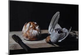 Patridge and Bread-James Gillick-Mounted Giclee Print
