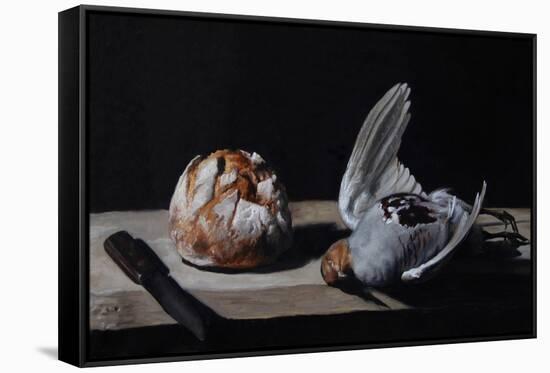 Patridge and Bread-James Gillick-Framed Stretched Canvas