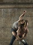 Man and Woman Dancing Together-Patrik Giardino-Mounted Photographic Print