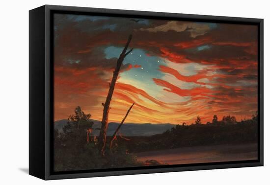 Patriotic and Symbolic Painting after the Attack on Fort Sumter-Stocktrek Images-Framed Stretched Canvas