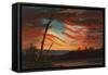 Patriotic and Symbolic Painting after the Attack on Fort Sumter-Stocktrek Images-Framed Stretched Canvas