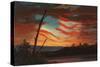 Patriotic and Symbolic Painting after the Attack on Fort Sumter-Stocktrek Images-Stretched Canvas