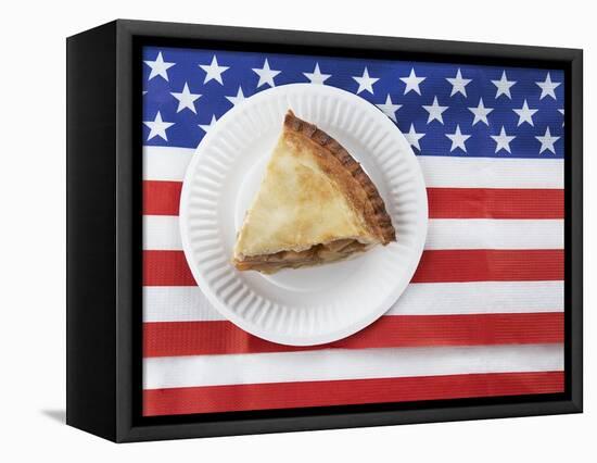 Patriotic apple pie-Fancy-Framed Stretched Canvas