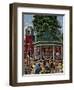 "Patriotic Band Concert", July 7, 1951-Stevan Dohanos-Framed Giclee Print