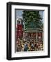 "Patriotic Band Concert", July 7, 1951-Stevan Dohanos-Framed Giclee Print