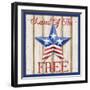 Patriotic Barn Star I-Paul Brent-Framed Art Print