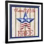 Patriotic Barn Star I-Paul Brent-Framed Art Print