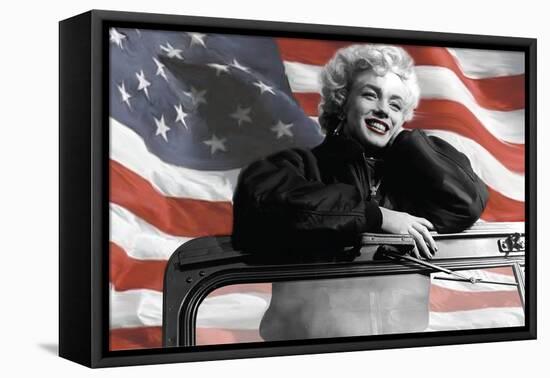 Patriotic Blonde-Robert Everson-Framed Stretched Canvas