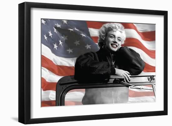 Patriotic Blonde-Robert Everson-Framed Art Print