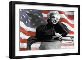 Patriotic Blonde-Robert Everson-Framed Art Print