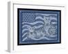 Patriotic Cats-Tina Nichols-Framed Giclee Print