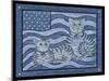 Patriotic Cats-Tina Nichols-Mounted Giclee Print