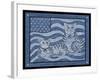 Patriotic Cats-Tina Nichols-Framed Giclee Print