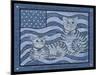 Patriotic Cats-Tina Nichols-Mounted Giclee Print