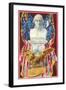 Patriotic Greetings, Bust of Washington-null-Framed Art Print