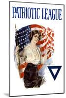 Patriotic League-Howard Chandler Christy-Mounted Art Print