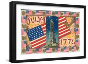 Patriotic Motifs-null-Framed Art Print