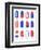 Patriotic Popsicles-Anna Quach-Framed Art Print