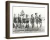 Patriotic Women at the Beach-Everett Collection-Framed Photographic Print