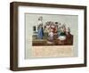 Patriotic Women's Club, Gouache-Jean-Baptiste Lesueur-Framed Giclee Print