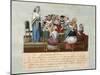 Patriotic Women's Club, Gouache-Jean-Baptiste Lesueur-Mounted Giclee Print