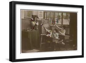 Patriotism at School-null-Framed Photographic Print